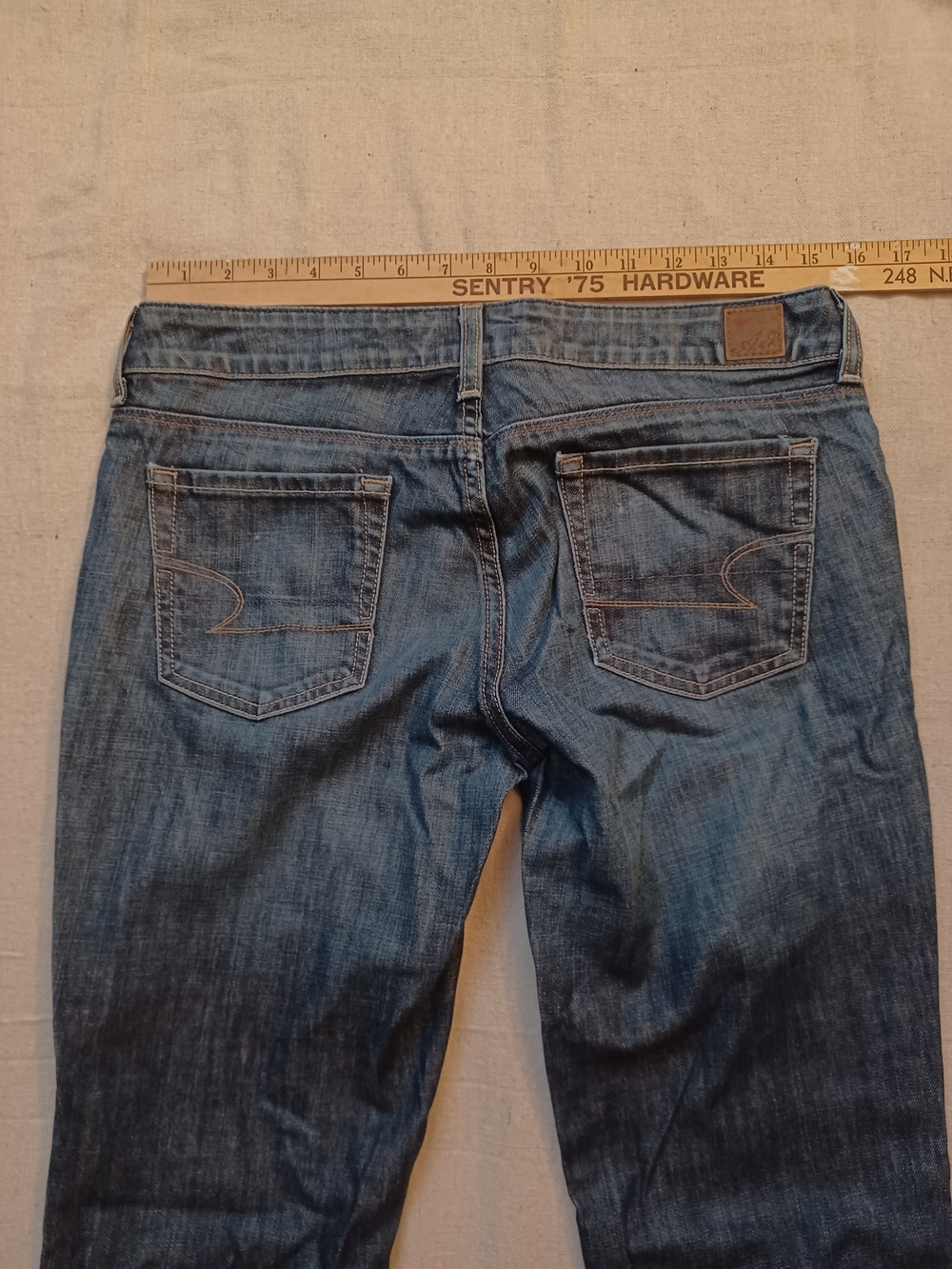 American Eagle AE 77 Straight Leg Jeans Women's Size 8 Regular - Picture 8 of 11
